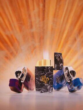 Rocky Patel VIP Lighter Series -Black Marble - Triple Jet Lighter